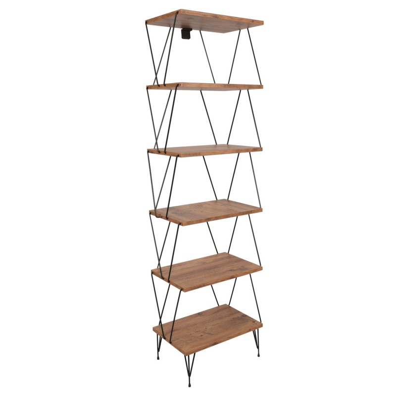 Βιβλιοθήκη - Balaban - Χρώμα Πεύκο - 48x31x165εκ