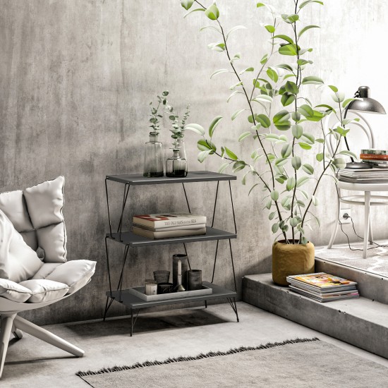 Side Table Lazandos - Anthracite Anthracite Hanah Home Side Table Lazandos - Anthracite Anthracite