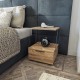 Hanah Home Nightstand Tekoba - Pine Pine