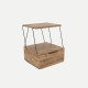 Hanah Home Nightstand Tekoba - Pine Pine