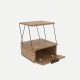 Hanah Home Nightstand Tekoba - Pine Pine