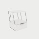 Hanah Home Nightstand Tekoba - White White