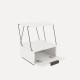 Hanah Home Nightstand Tekoba - White White