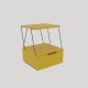 Hanah Home Nightstand Tekoba - Yellow Yellow