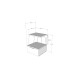 Hanah Home Nightstand Tekoba - Yellow Yellow
