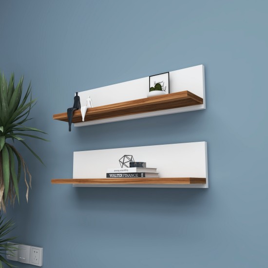 Hanah Home Wall Shelf Shelf - White White