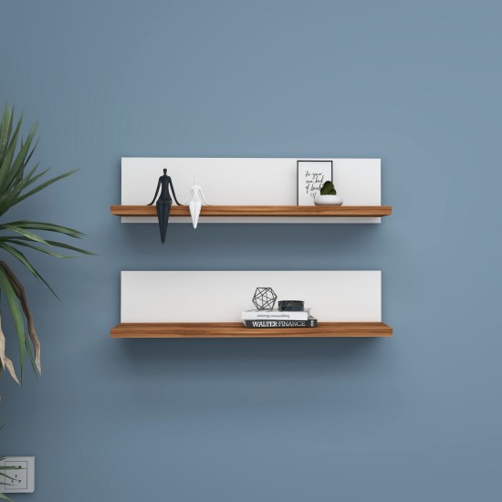 Hanah Home Wall Shelf Shelf - White White