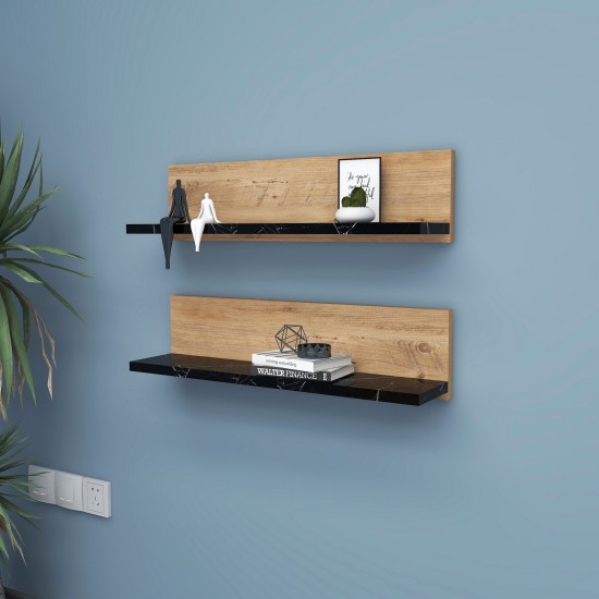 Wall Shelf Shelf - Black Atlantic Pine
Black Hanah Home Wall Shelf Shelf - Black Atlantic Pine
Black