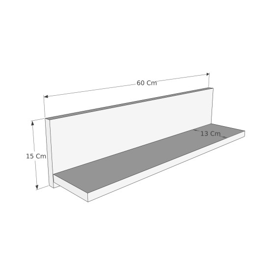 Wall Shelf Shelf - Black Atlantic Pine
Black Hanah Home Wall Shelf Shelf - Black Atlantic Pine
Black