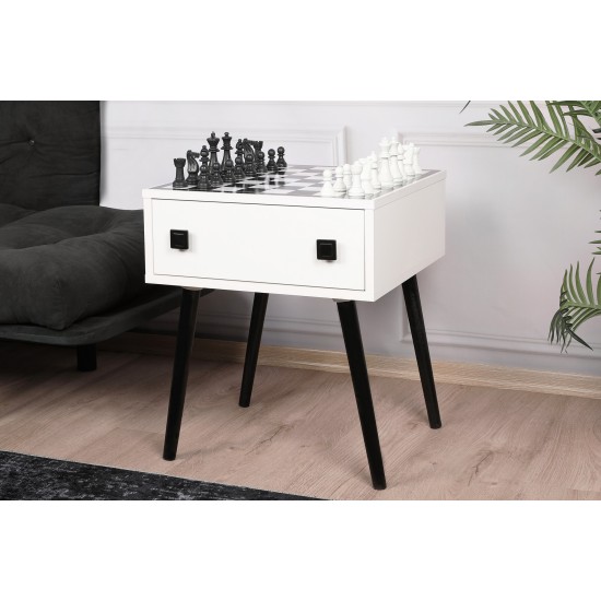 Chess Table Chesso - Black, White White
Black Chess Table Chesso - Black, White White
Black