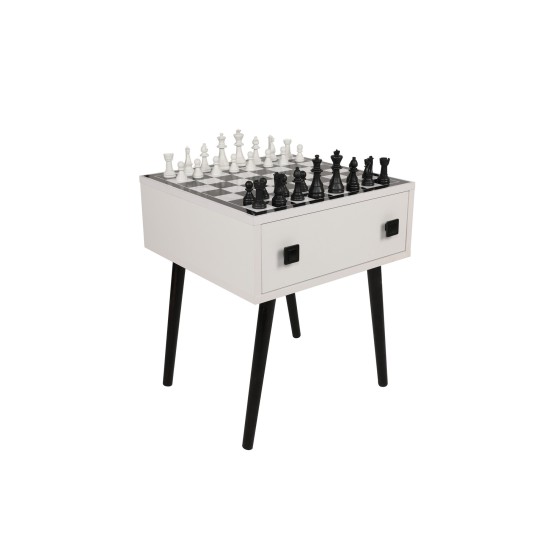 Chess Table Chesso - Black, White White
Black Chess Table Chesso - Black, White White
Black