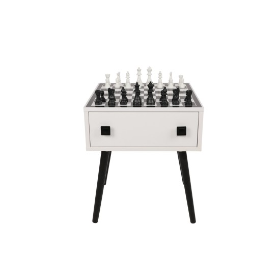 Chess Table Chesso - Black, White White
Black Chess Table Chesso - Black, White White
Black