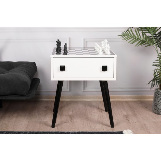 Chess Table Chesso - Black, White White
Black Chess Table Chesso - Black, White White
Black