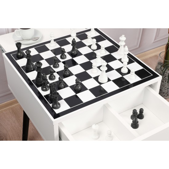 Chess Table Chesso - Black, White White
Black Chess Table Chesso - Black, White White
Black