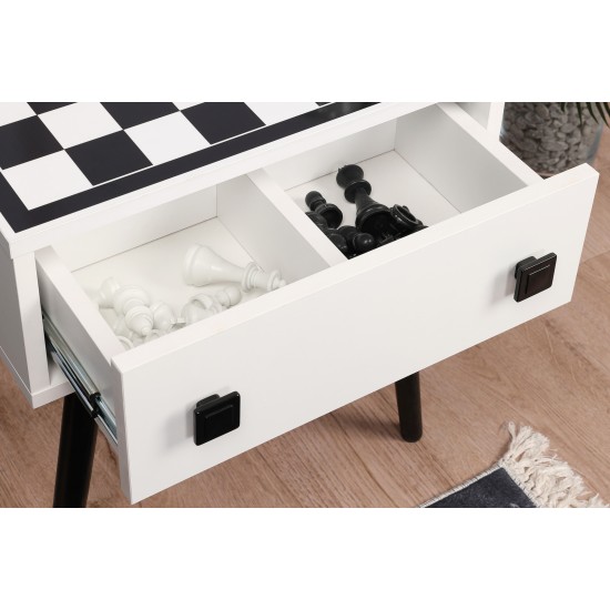 Chess Table Chesso - Black, White White
Black Chess Table Chesso - Black, White White
Black