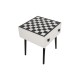 Chess Table Chesso - Black, White White
Black Chess Table Chesso - Black, White White
Black