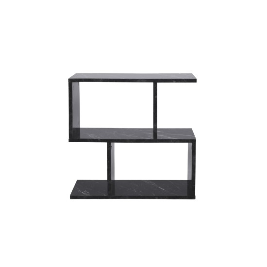 Side Table Life - Black, Marble Black