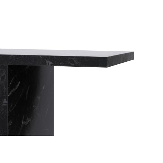 Side Table Life - Black, Marble Black