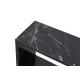 Side Table Life - Black, Marble Black