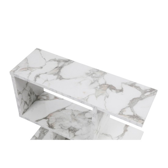 Side Table Life - White, Marble White
Black