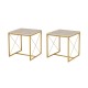 Coffee Table Set Defne - Gold, Travertine Travertine
Gold Hanah Home Coffee Table Set Defne - Gold, Travertine Travertine
Gold