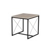 Coffee Table Set Defne - Black, Travertine Travertine Black