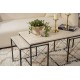 Coffee Table Set Defne - Black, Travertine Travertine Black Coffee Table Set Defne - Black, Travertine Travertine Black