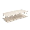 Hanah Home Coffee Table Labranda - Gold, Travertine Travertine 
Gold