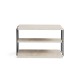 Side Table Lifon - Black, Travertine Travertine Black Side Table Lifon - Black, Travertine Travertine Black