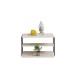 Side Table Lifon - Black, Travertine Travertine Black Side Table Lifon - Black, Travertine Travertine Black