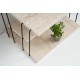 Side Table Lifon - Black, Travertine Travertine Black Side Table Lifon - Black, Travertine Travertine Black