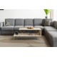 Hanah Home Coffee Table Loire - Gold, Travertine Travertine 
Gold