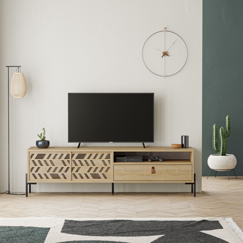 TV Stand Dıonysos - Sapphire Oak Sapphire Oak