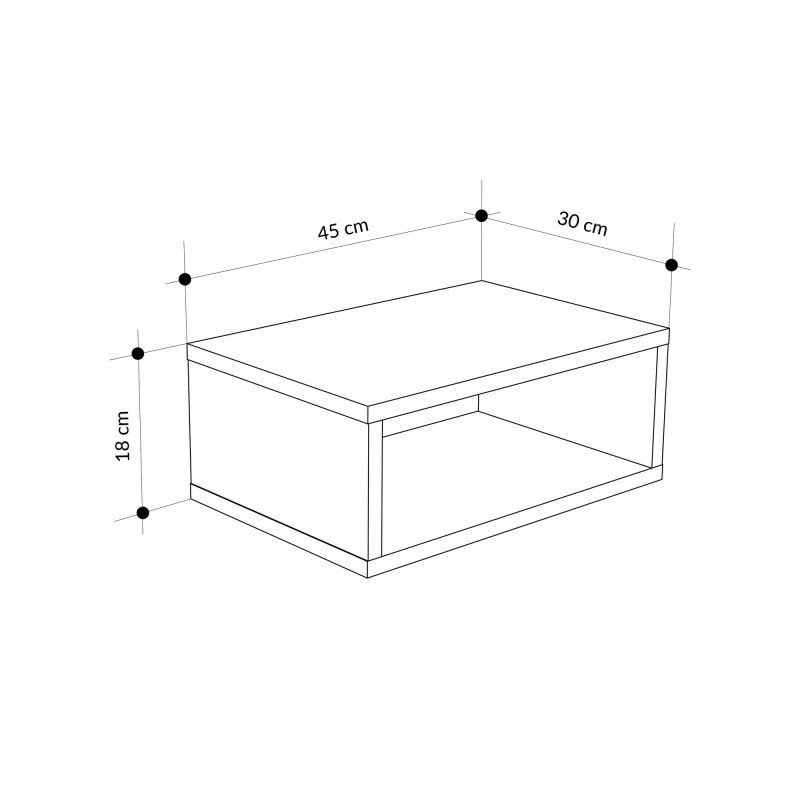 Nightstand Brik - Sandstone Sandstone