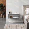Nightstand Brik - White, Retro Grey White
Retro Grey