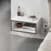 Nightstand Brik - White, Retro Grey White
Retro Grey