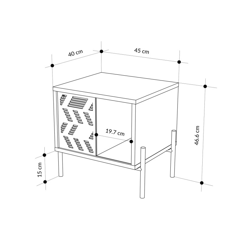 Nightstand Dıonysos - Hitit Hitit