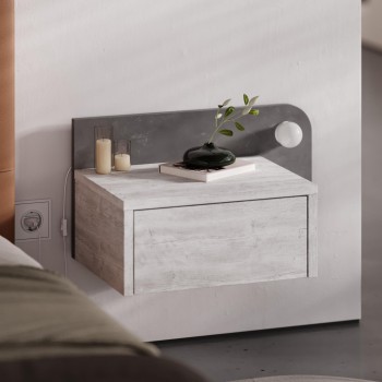 Nightstand Dotta - Ancient White, Retro Grey Ancient White
Retro Grey