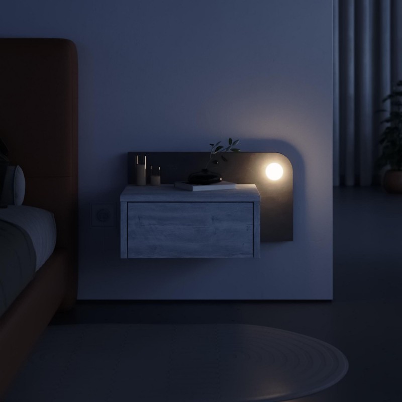 Nightstand Dotta - Ancient White, Retro Grey Ancient White
Retro Grey