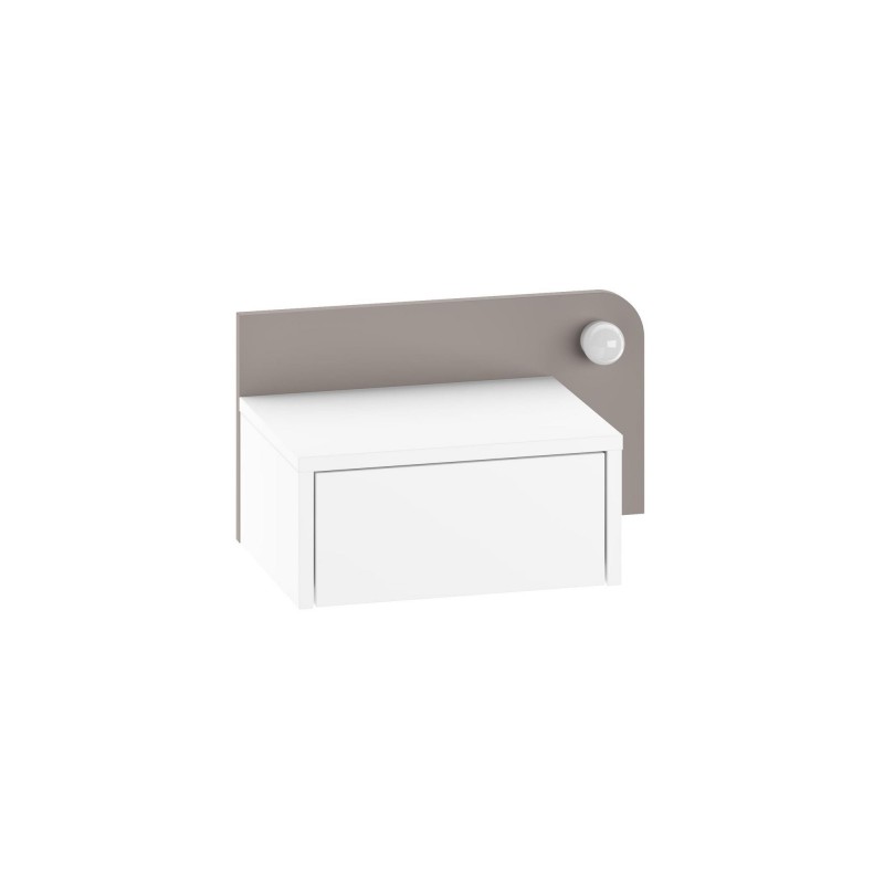 Nightstand Dotta - White, Light Mocha White
Light Mocha