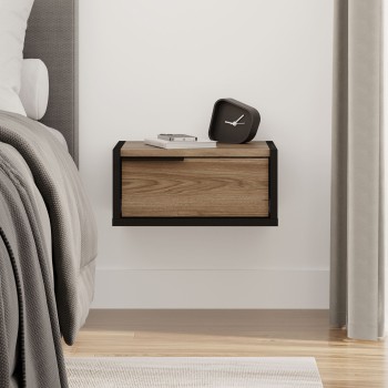 Nightstand Eco - Black Wood, Oud Black Wood
Oud