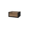 Nightstand Eco - Black Wood, Oud Black Wood
Oud