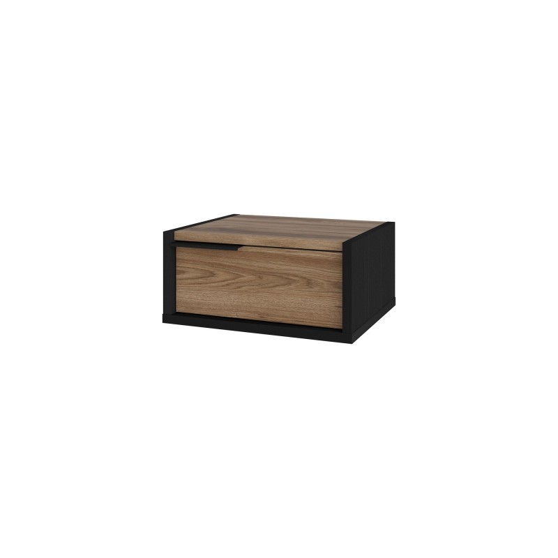 Nightstand Eco - Black Wood, Oud Black Wood
Oud