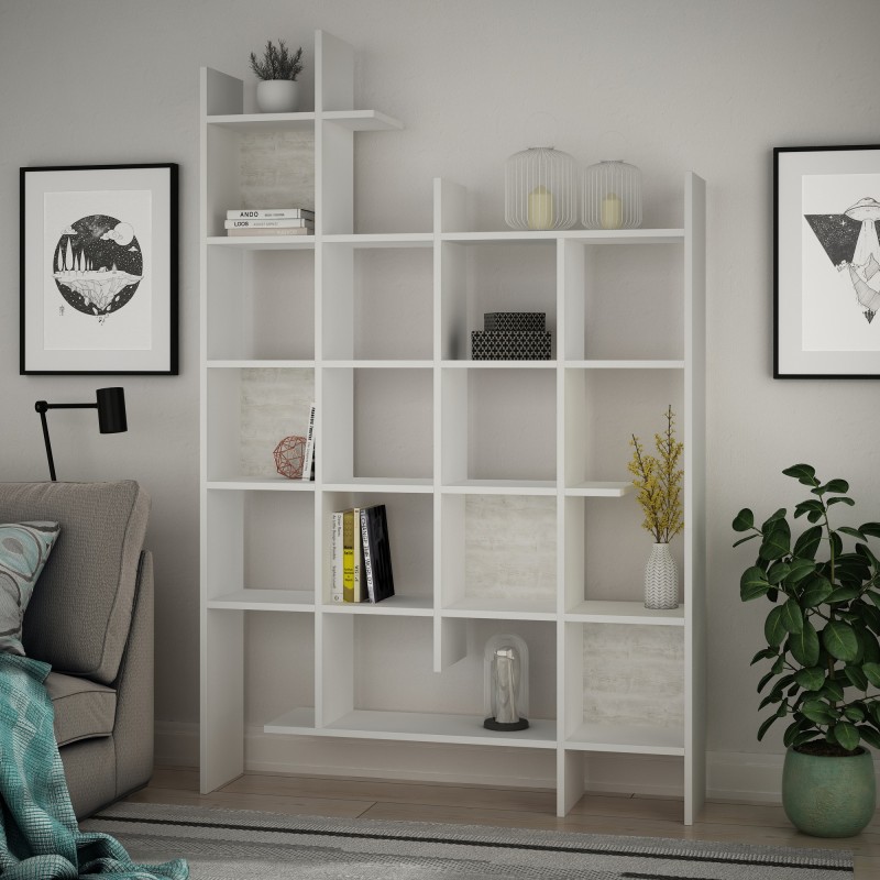 Bookshelf Manco - White White