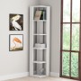 Bookshelf Nati Corner - White White