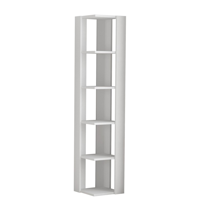 Bookshelf Nati Corner - White White