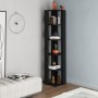 Bookshelf Nati Corner - Black Wood Black Wood