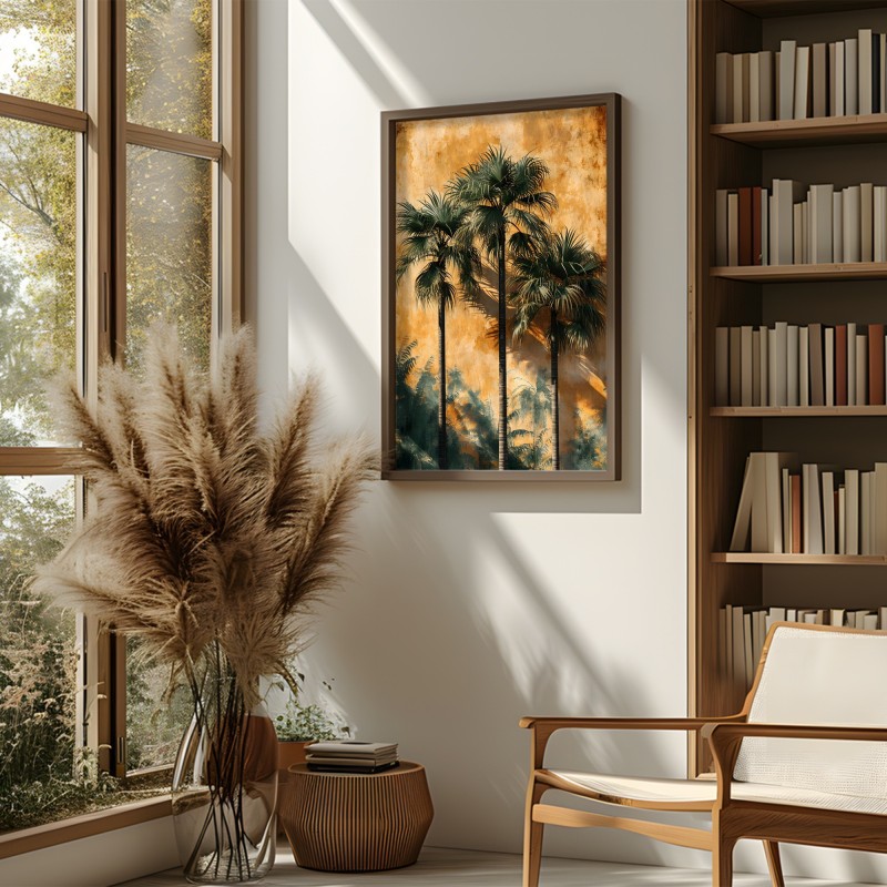 Decorative Framed MDF Painting AI119 Multicolor