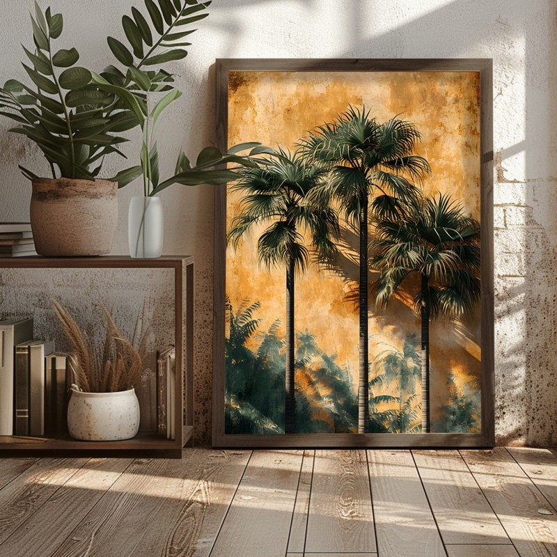 Decorative Framed MDF Painting AI119 Multicolor