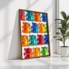 Decorative Framed MDF Painting GE247-L Multicolor